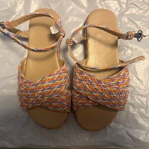 Janie and Jack Colorful Braided Sandals